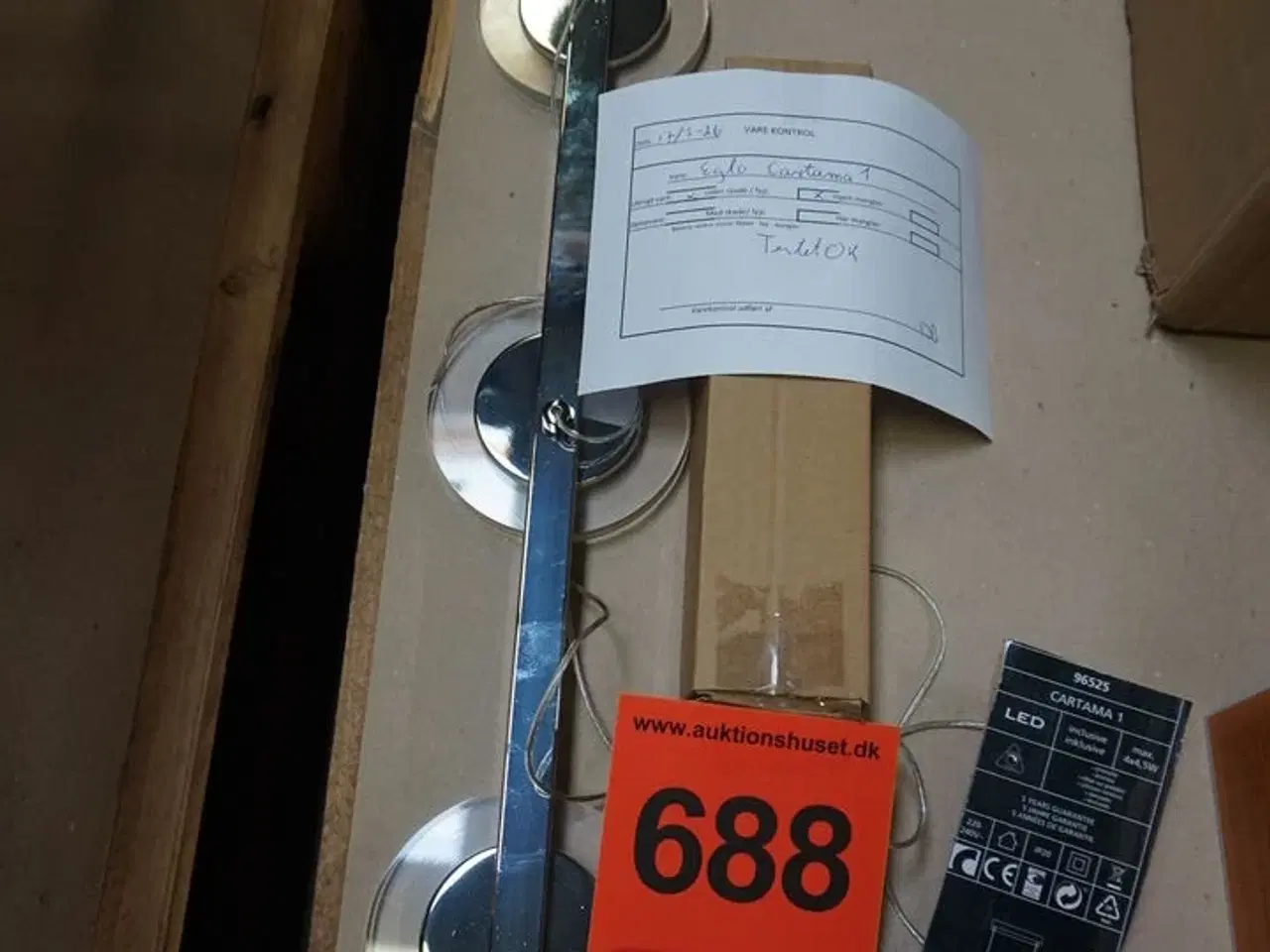 Billede 3 - Eglo Cartama Pendel - 96525 Krom/glas