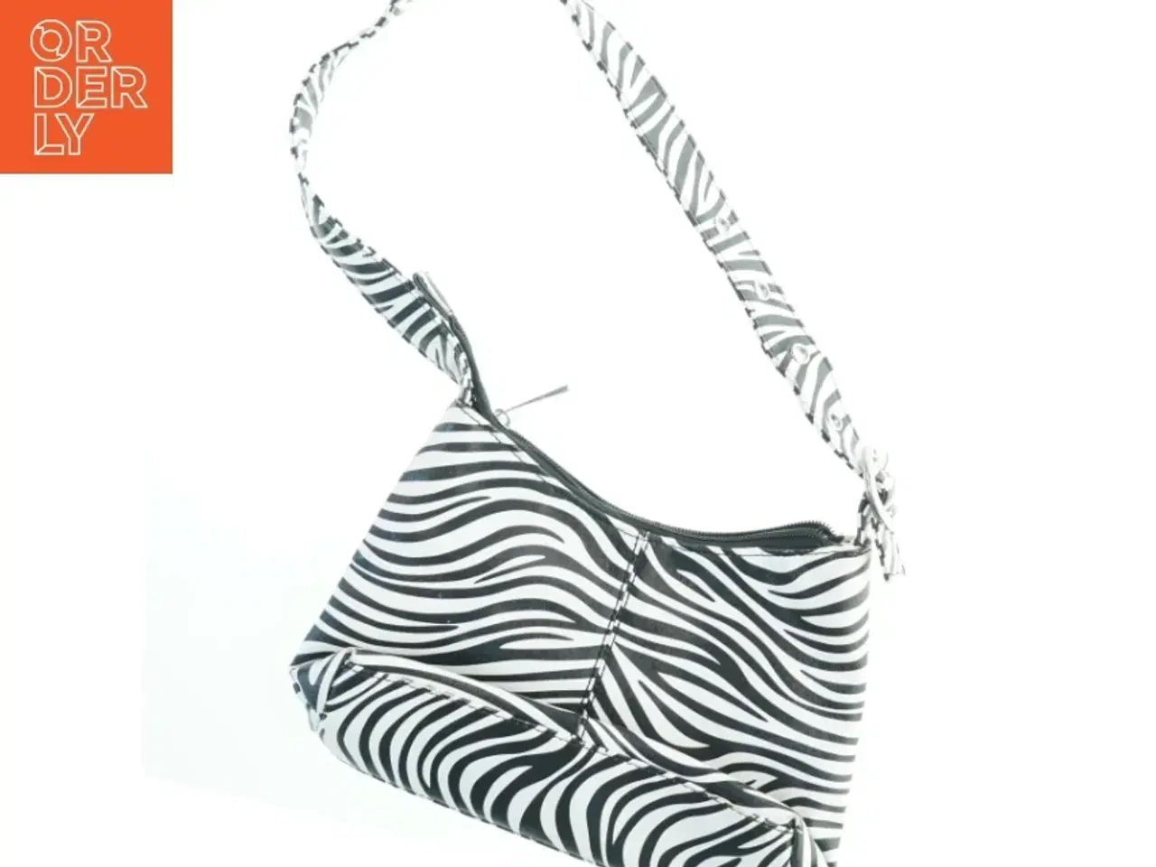 Billede 4 - Taske med zebra-striber fra Daniel Silfen (str. 25x15 cm)