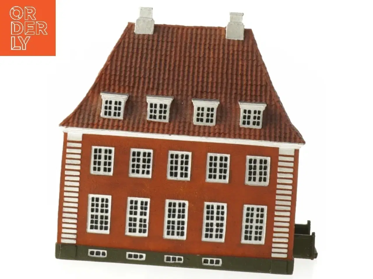 Billede 5 - Rød miniature bygning fra Trip Trap (str. 16x16x12 cm)