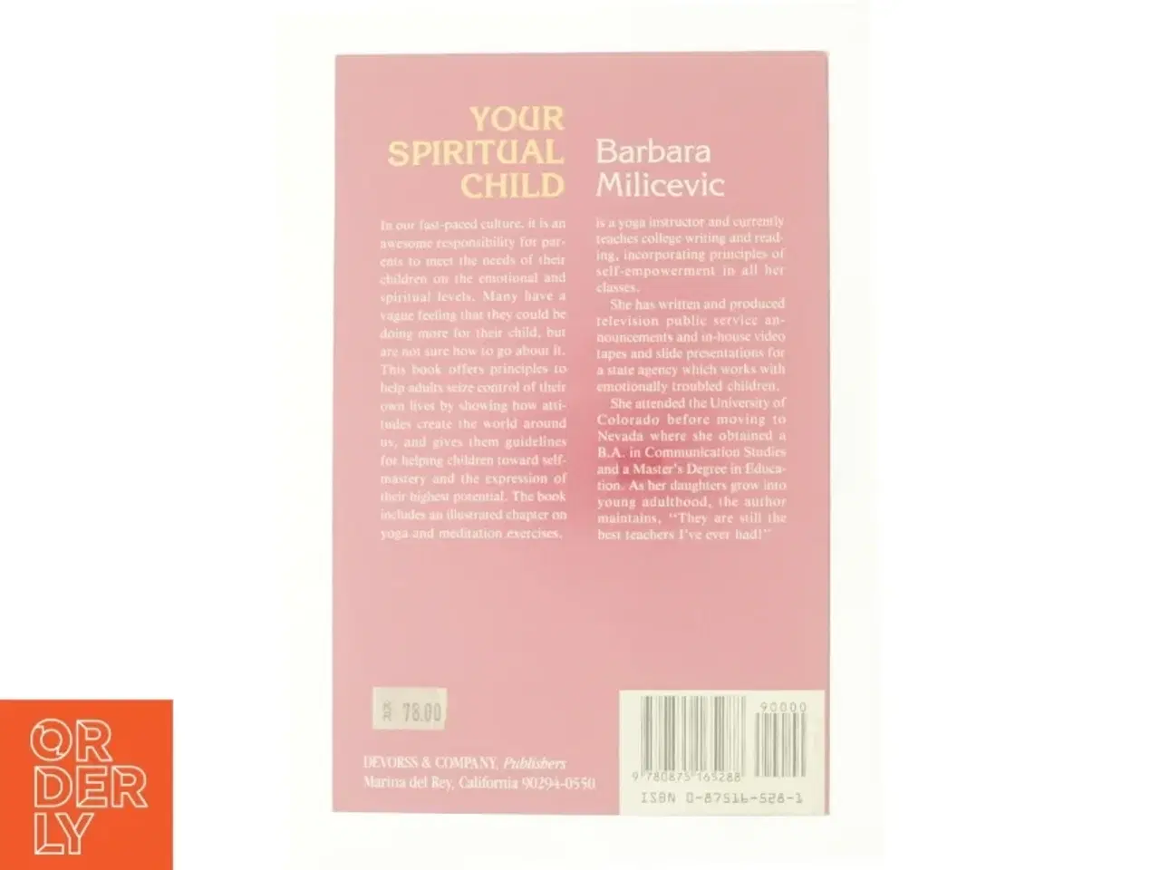 Billede 2 - Your Spiritual Child : Primer for Metaphysics and Yoga af Barbara Milicevic (Bog)