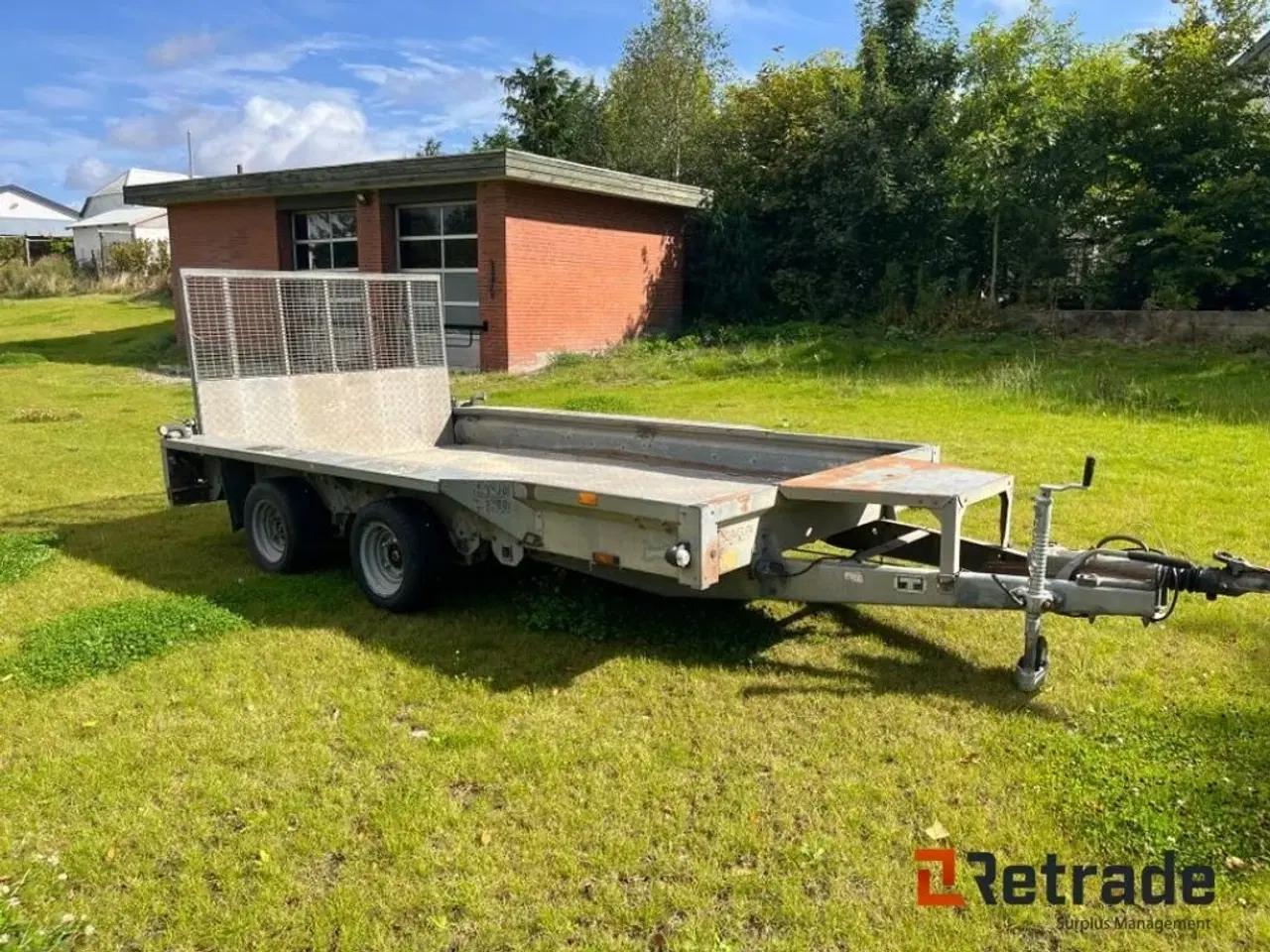 Billede 4 - Ifor Williams GX 126 Saga Maskintrailer