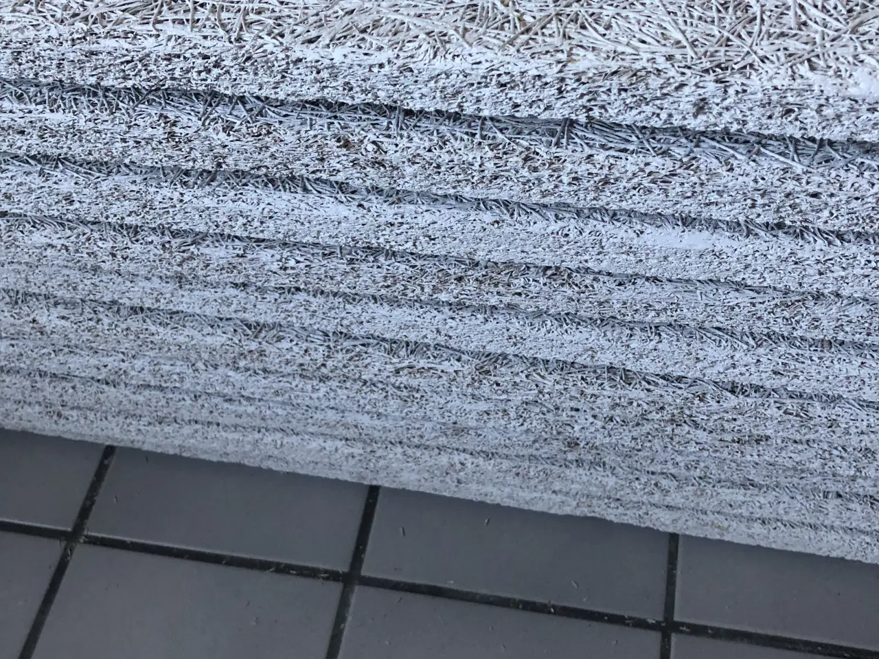 Billede 1 - 10 troldtekt plader 120x60 ultrafin hvid 