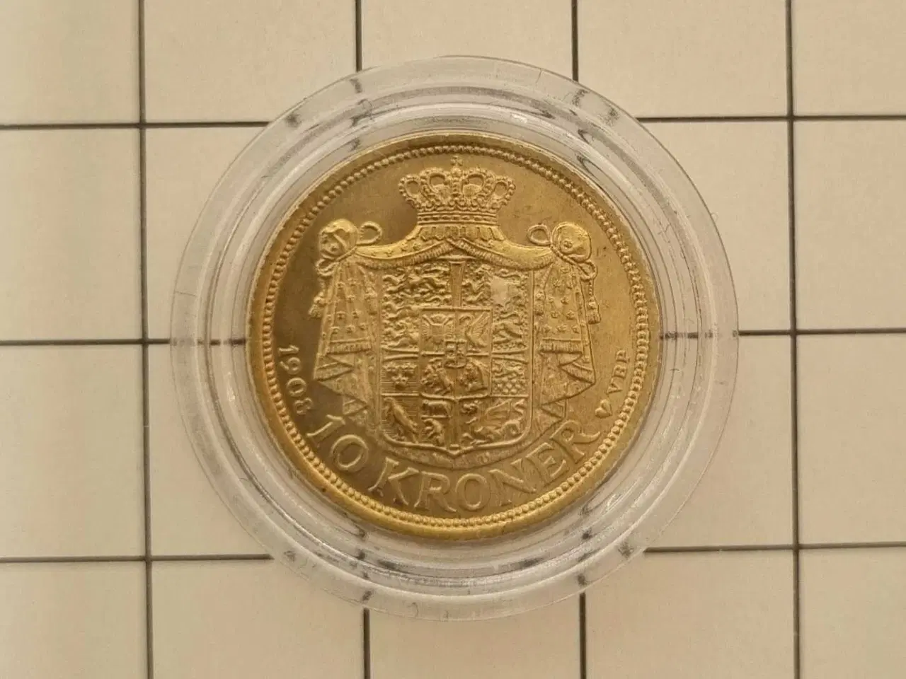 Billede 2 - 10 kr guldmønt, 1909