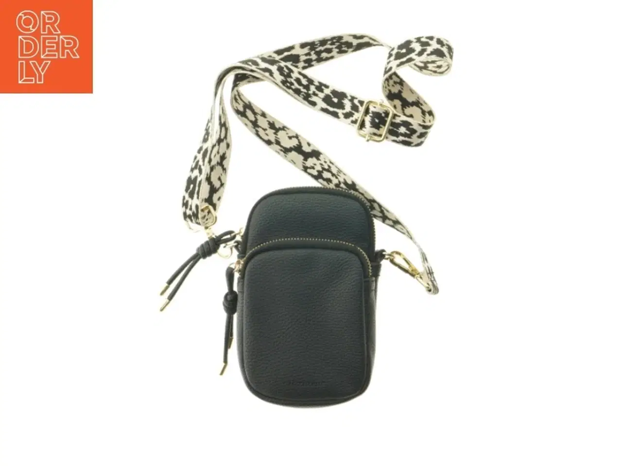 Billede 1 - Lille sort crossover taske (str. 19x12 cm)