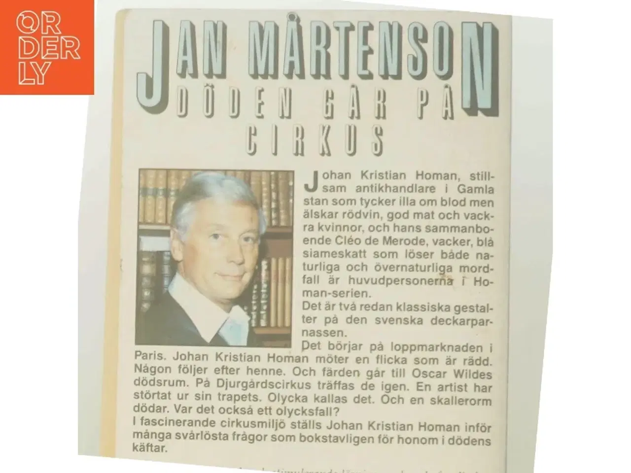 Billede 3 - Dden går på cirkus af Jan Mårtenson (Bog)