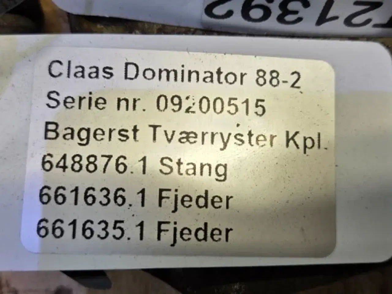 Billede 7 - Claas Dominator 88 Tværryster 687101.1