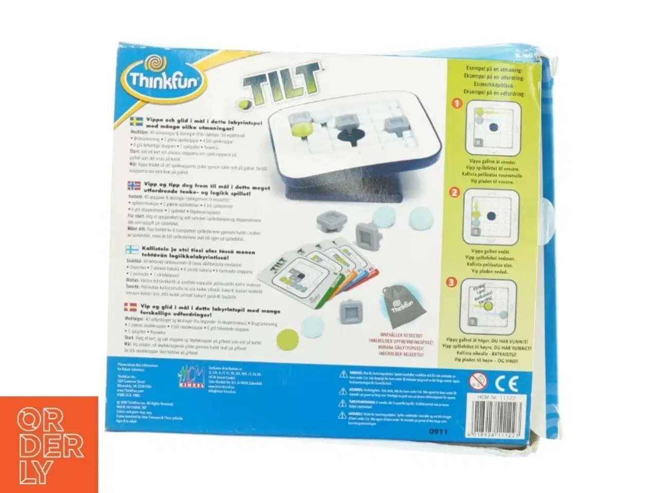 Billede 3 - TILT Logiklabyrint (brætspil) fra Thinkfun (str. 17 x 17 cm)