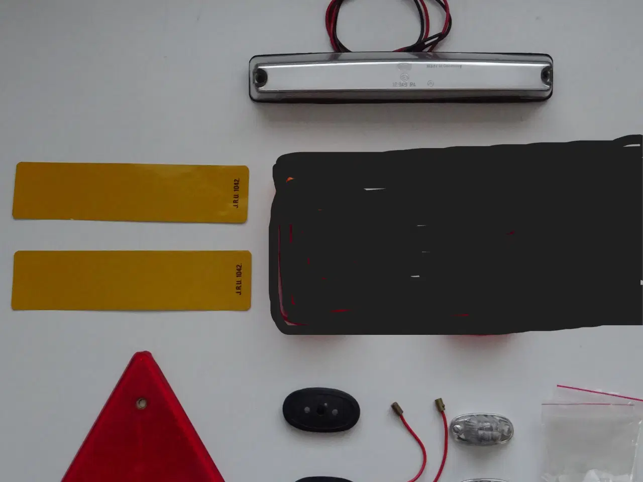 Billede 1 - MKP campingvogn nye sidelys,nr pladelys,reflex