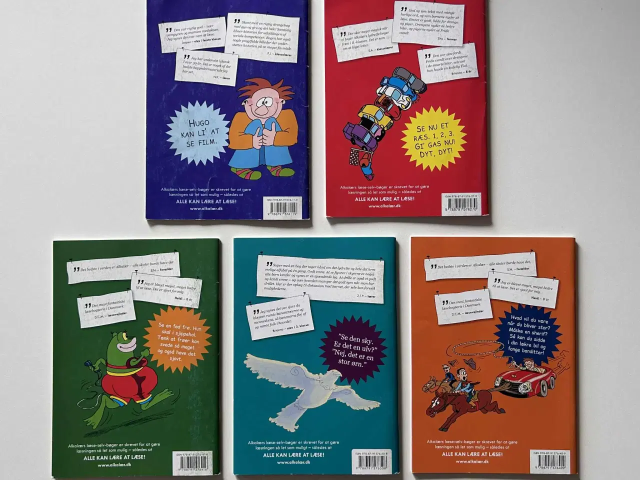 Billede 3 - alkalær, Danmarks letteste læsebøger, 5 stk.