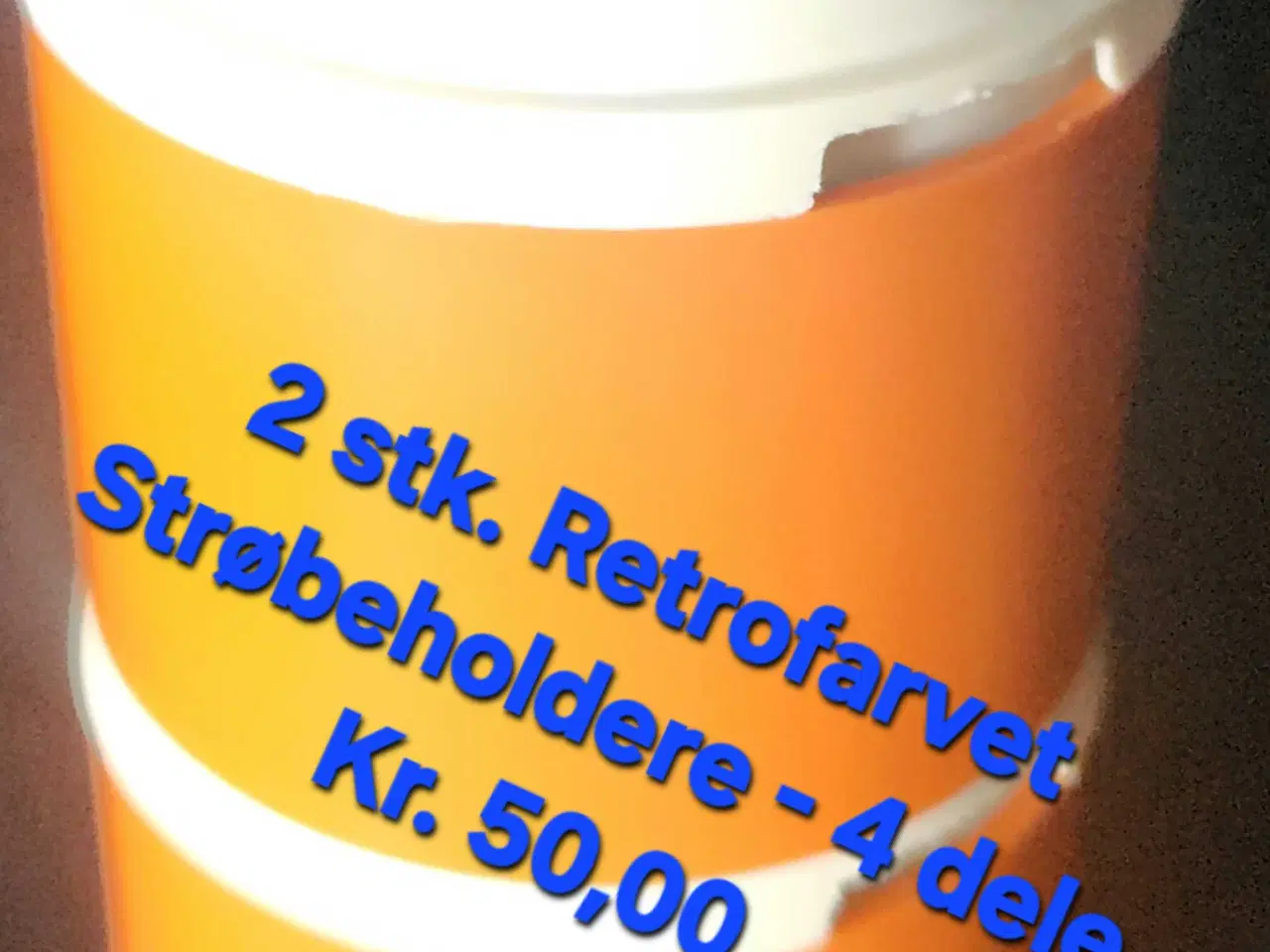 Billede 1 - Tupperware Retrofarvet Strøbeholdere 