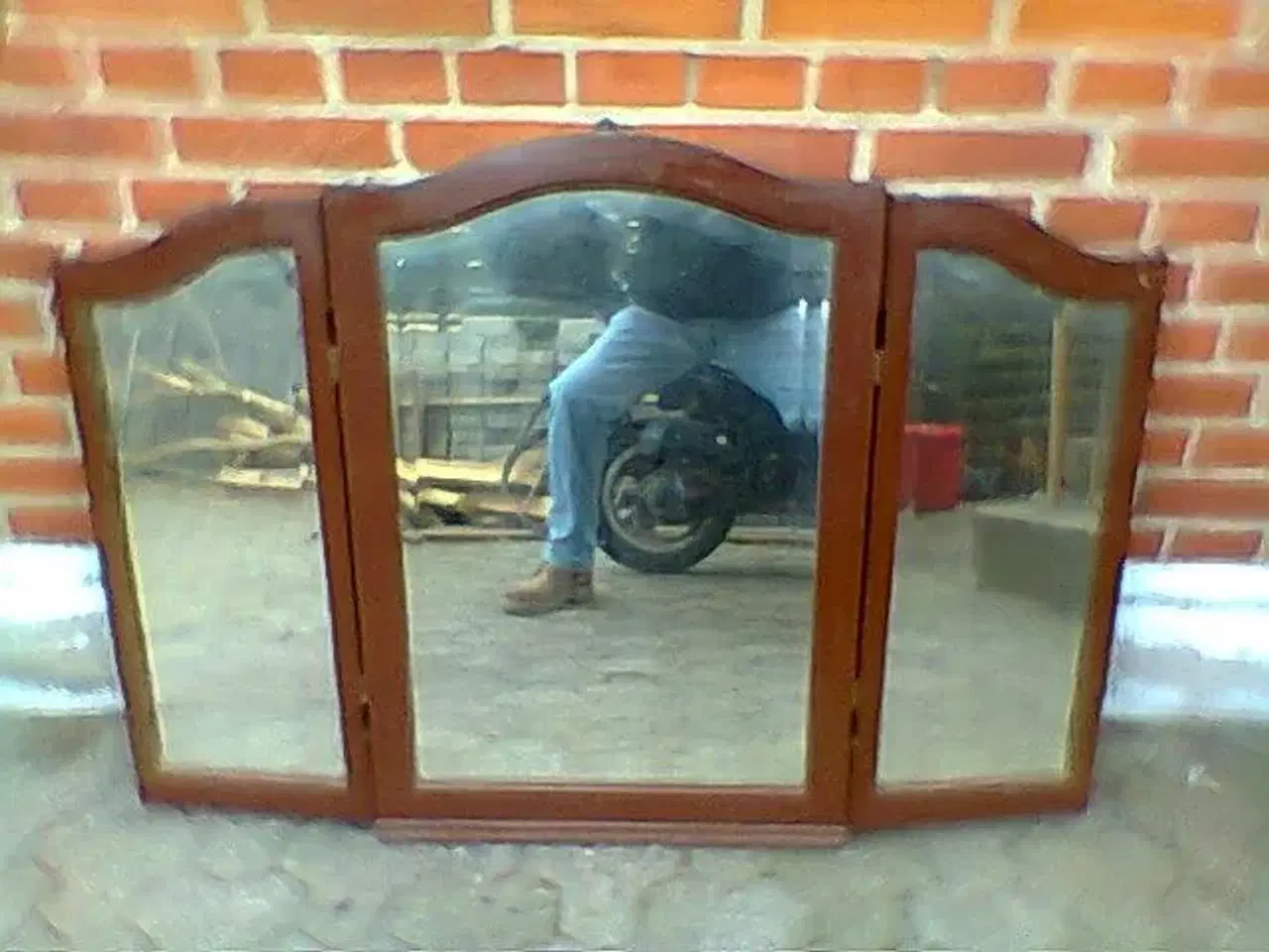 Billede 2 - Facet slebet jalousi spejl