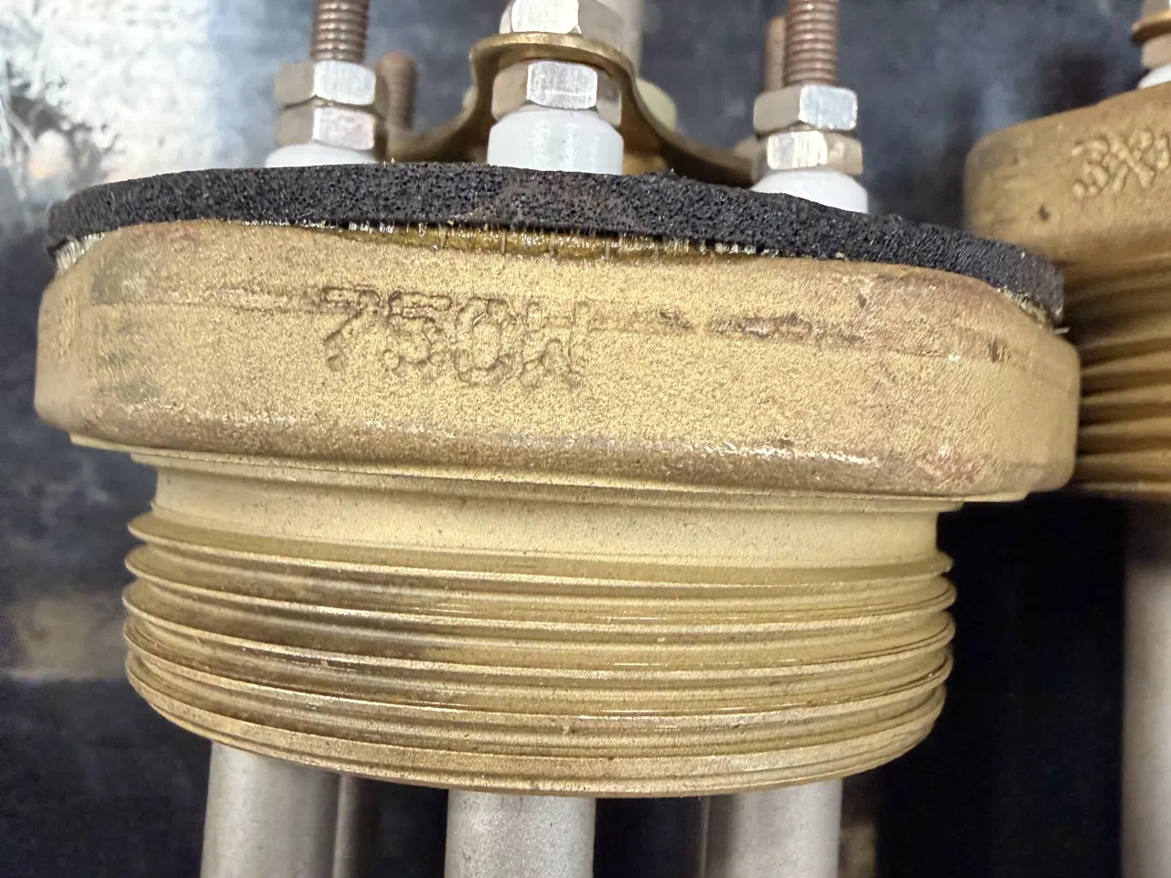 Billede 3 - 3 stk Varmepatroner / varmelegemer samt thermostat