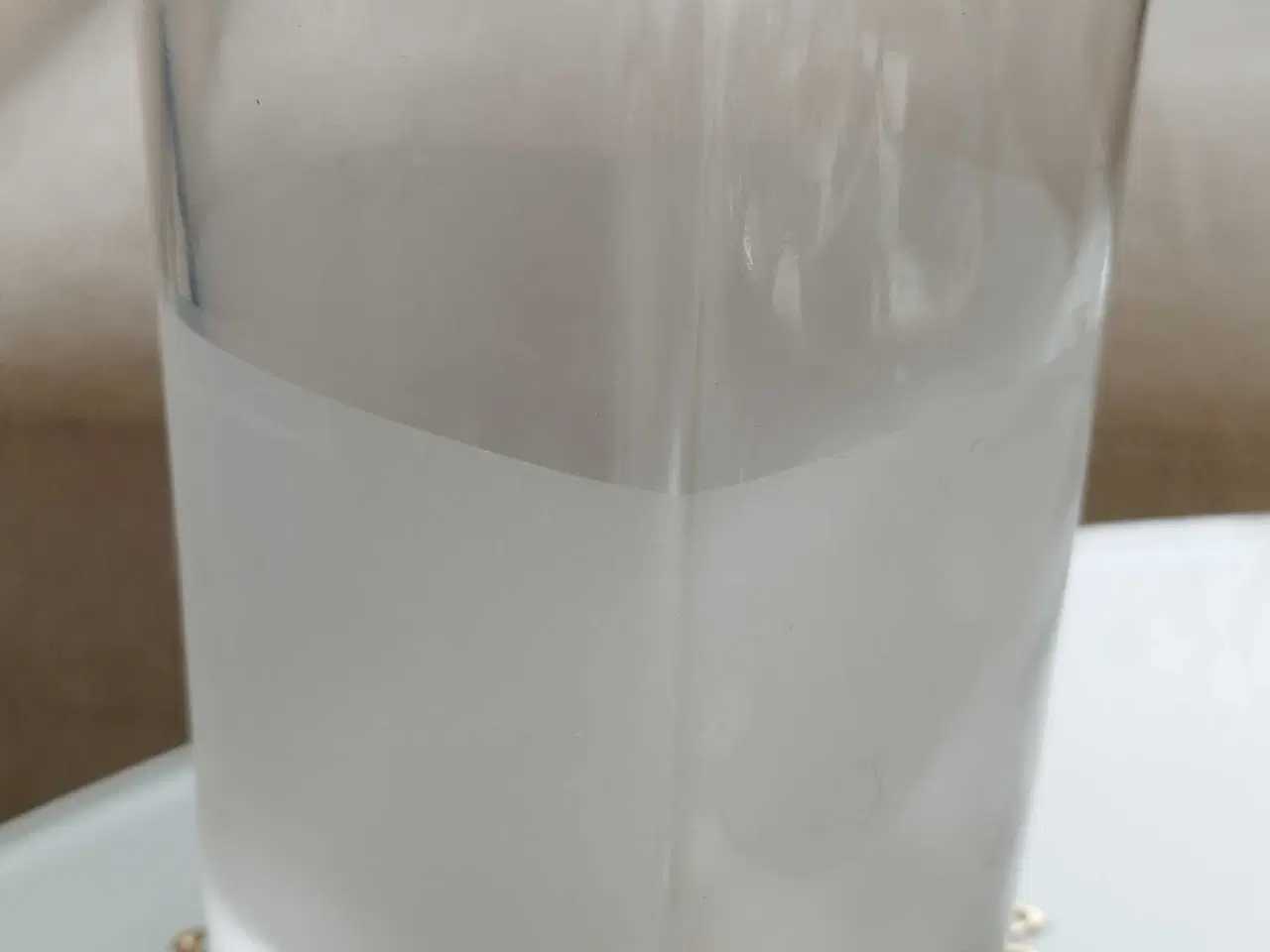 Billede 2 - Sød hjerte vase i glas/ frostet glas