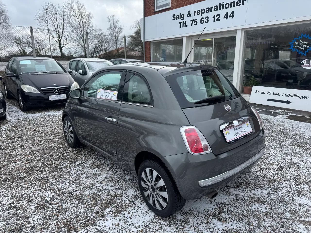 Billede 6 - Fiat 500 Nysyn Økonomisk køre langet 27 K/L
