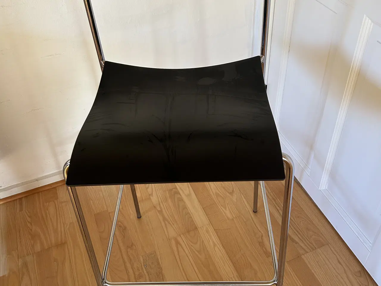 Billede 2 - 5 styk sorte barstole 