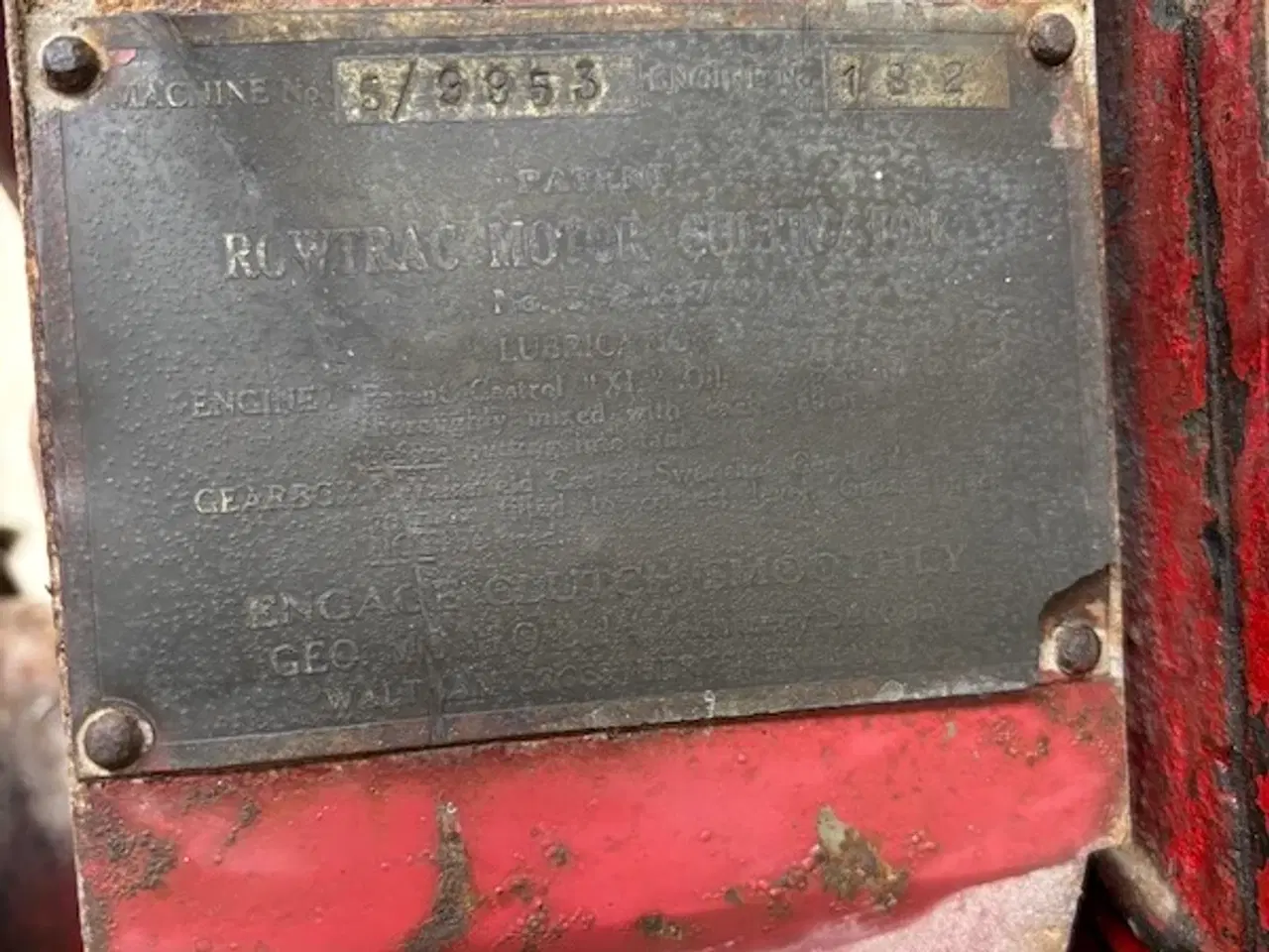 Billede 9 - Rowtrac 5  2-hjulstraktor, veteran, enakslet