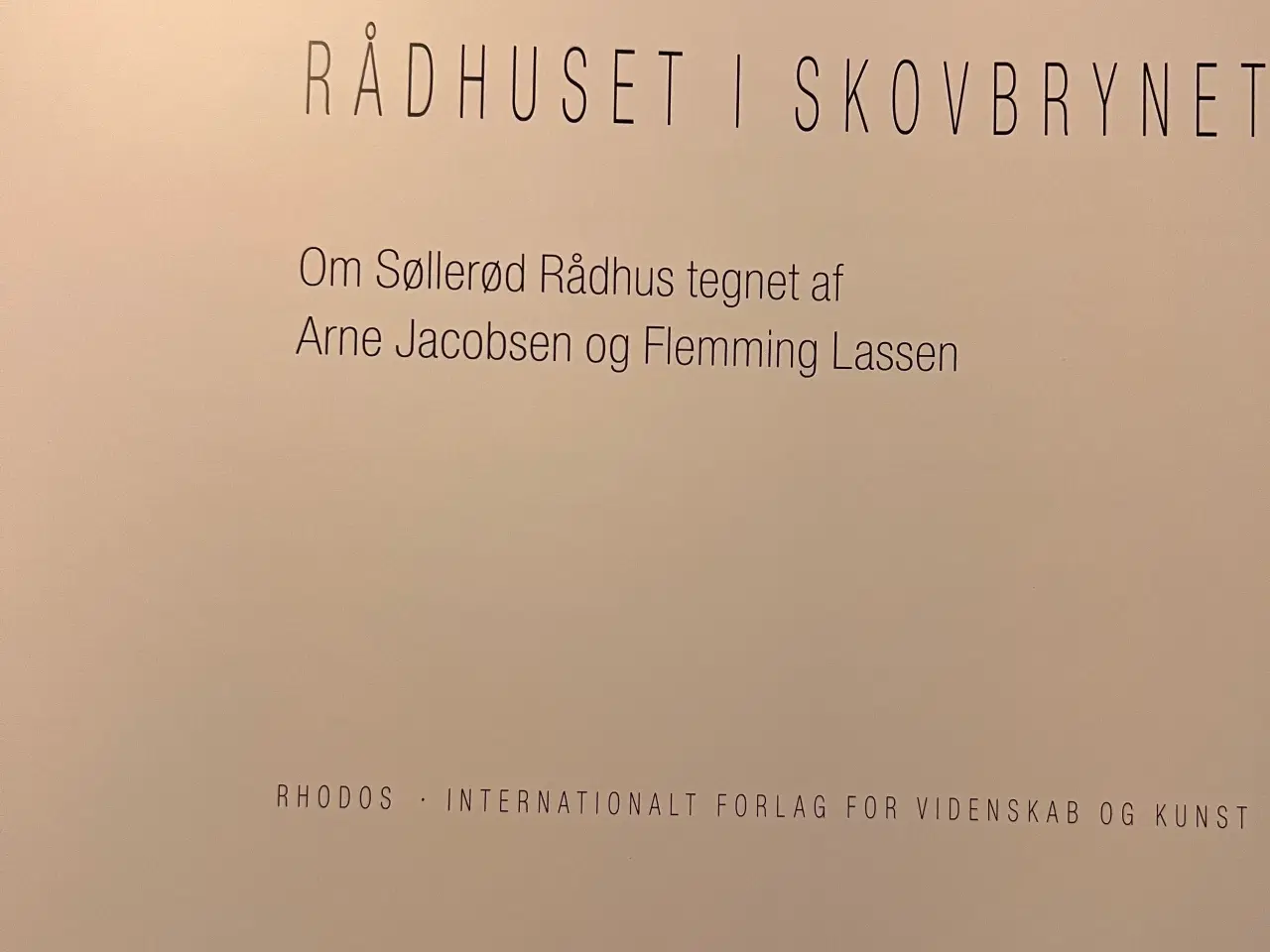 Billede 2 - Rådhuset i Skovbrynet – smuk og dybdegående bog