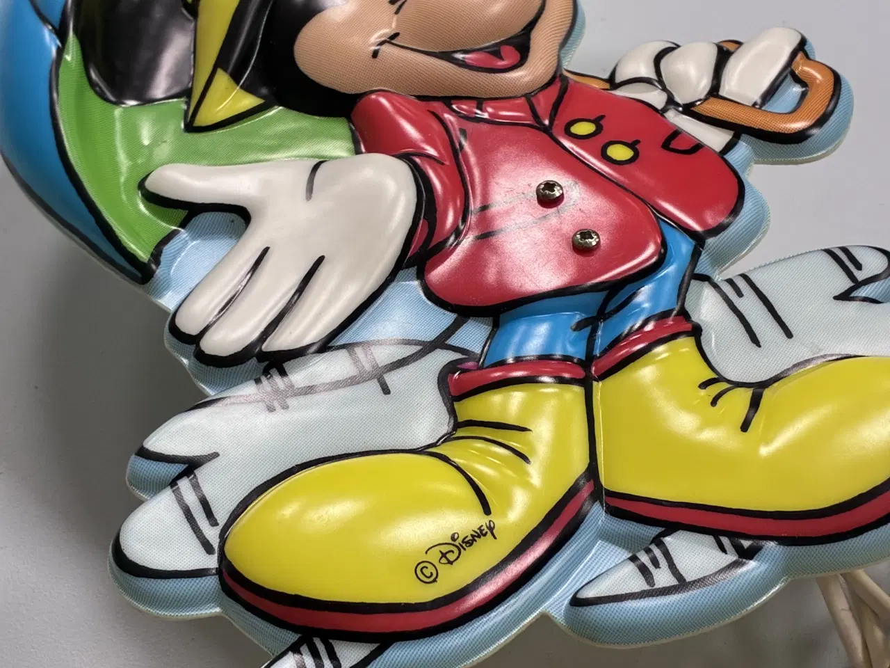 Billede 2 - Virkelig fed Retro væglampe med Mickey Mouse
