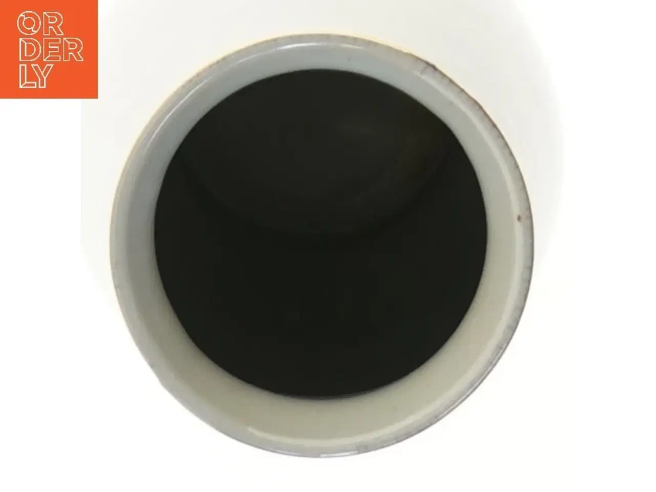 Billede 3 - Dekoreret vase med blomstermotiv (str. 19 cm)