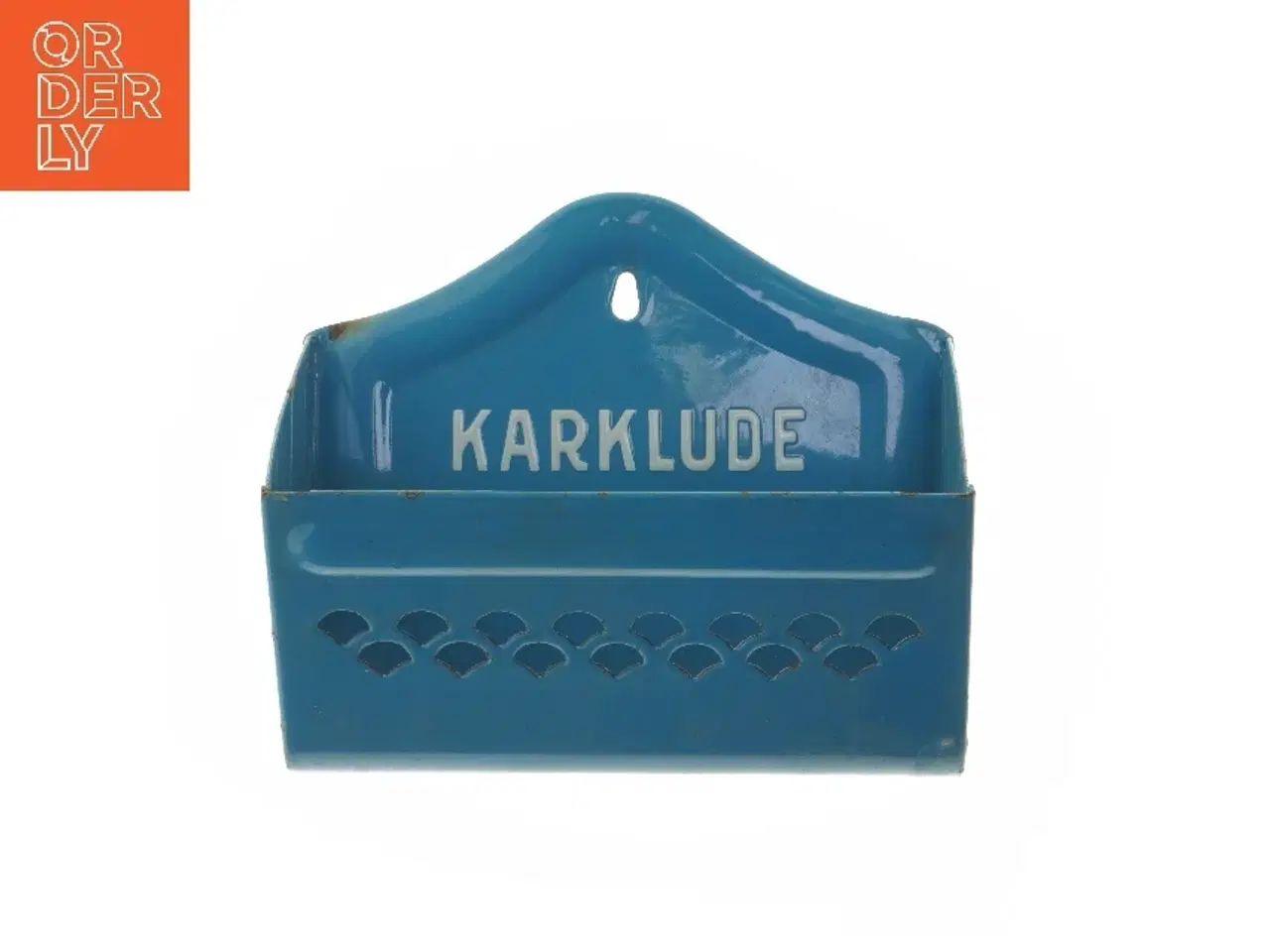 Billede 1 - Blå karkludeholder (str. 19x12x22 cm)