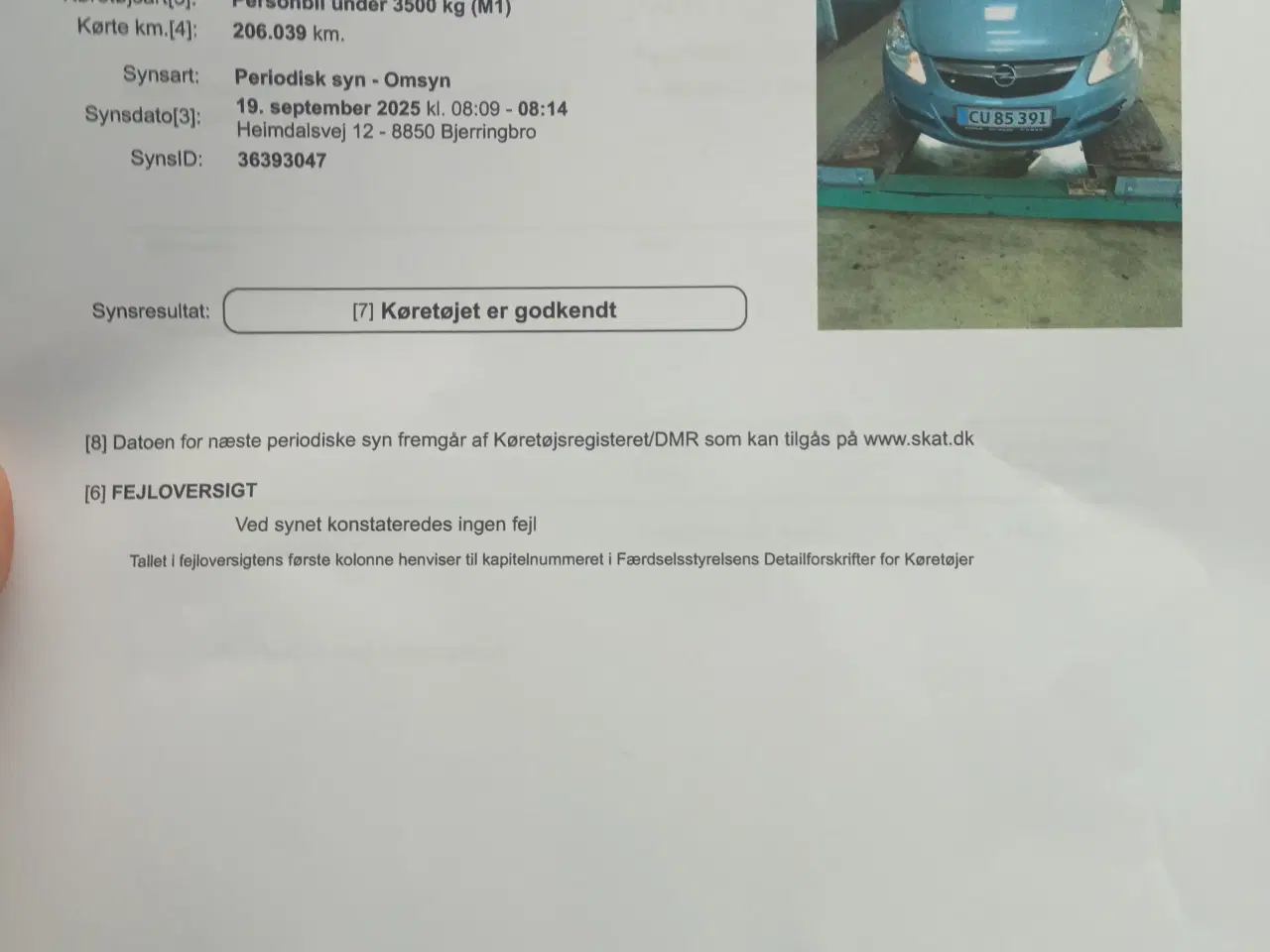 Billede 8 - Helt nysynet Opel Corsa 1,0 