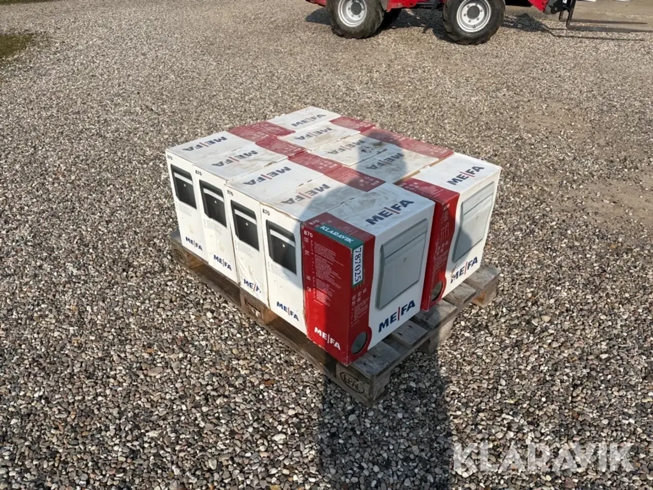 Billede 7 - MEFA postkasse 10 styks. Farve sølv Mefa 870