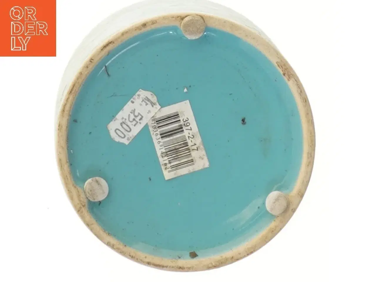Billede 2 - Blå vase (str. 17 cm)