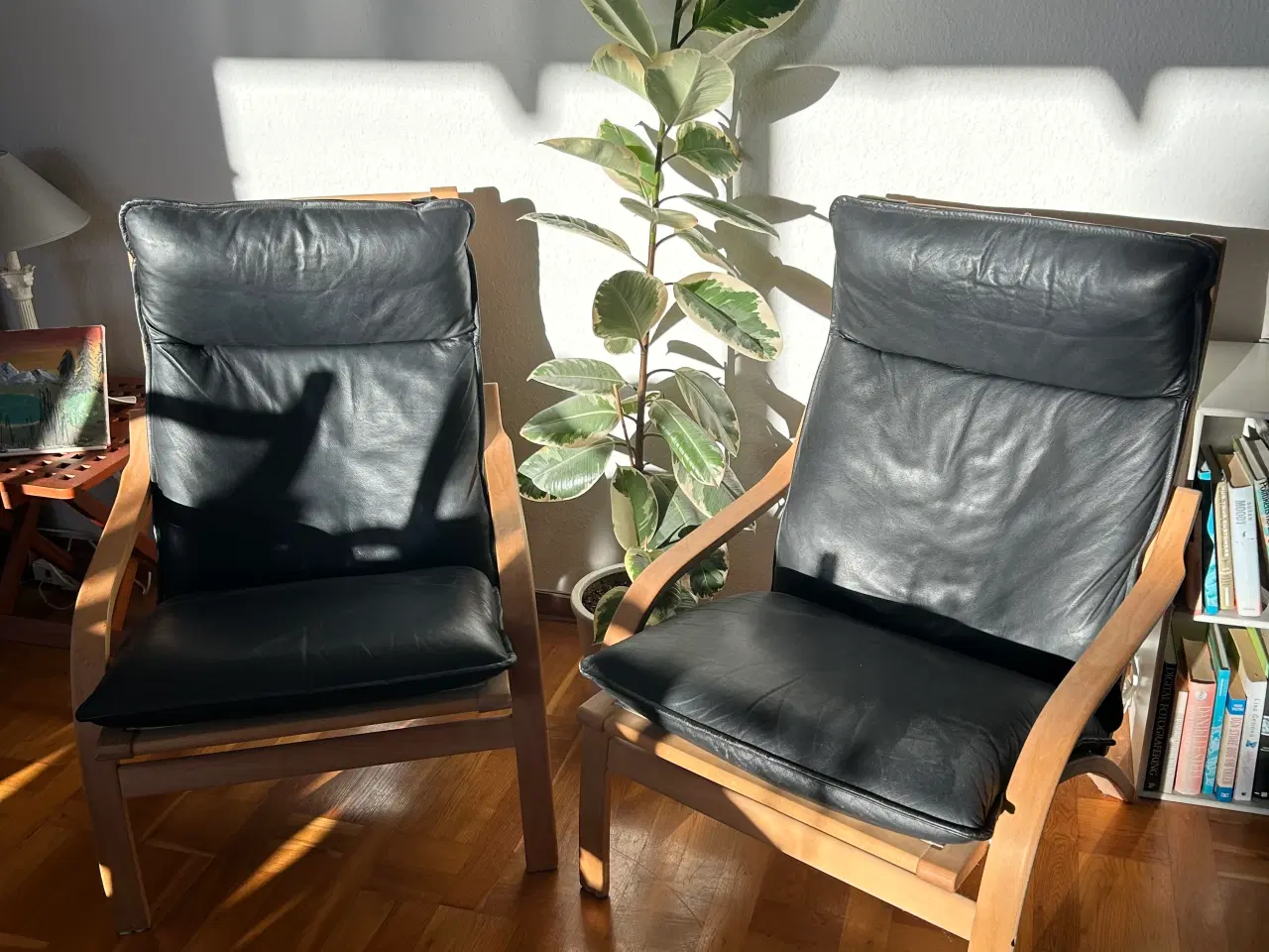Billede 2 - Børge Mogensen læderstole 2 stk.