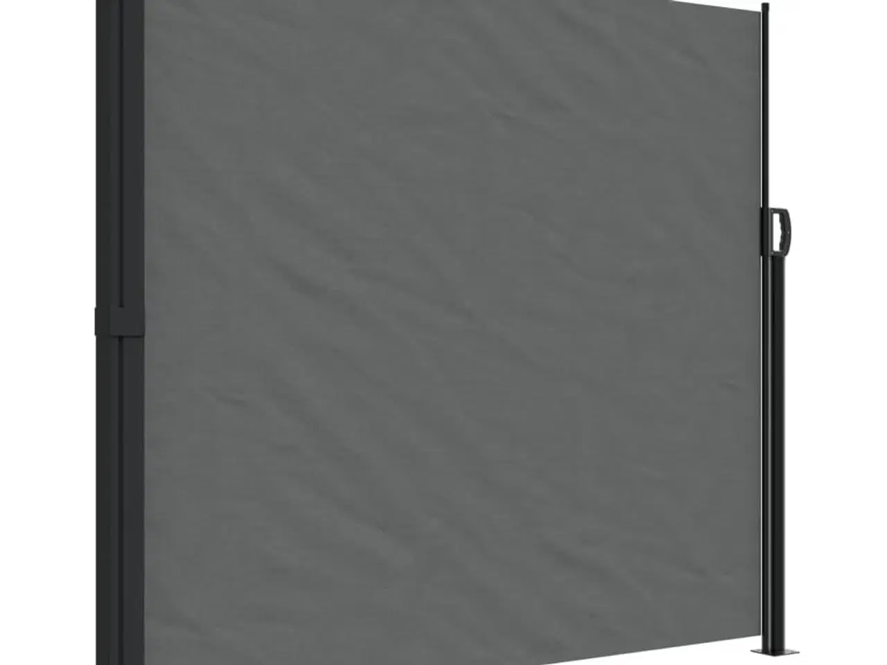 Billede 2 - Sidemarkise 180x500 cm sammenrullelig antracitgrå