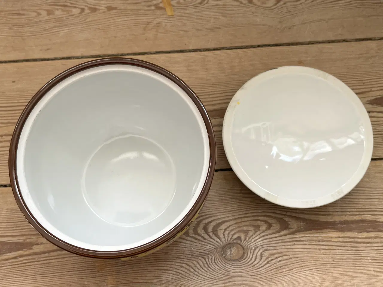 Billede 5 - Kinesisk gul krukke med låg