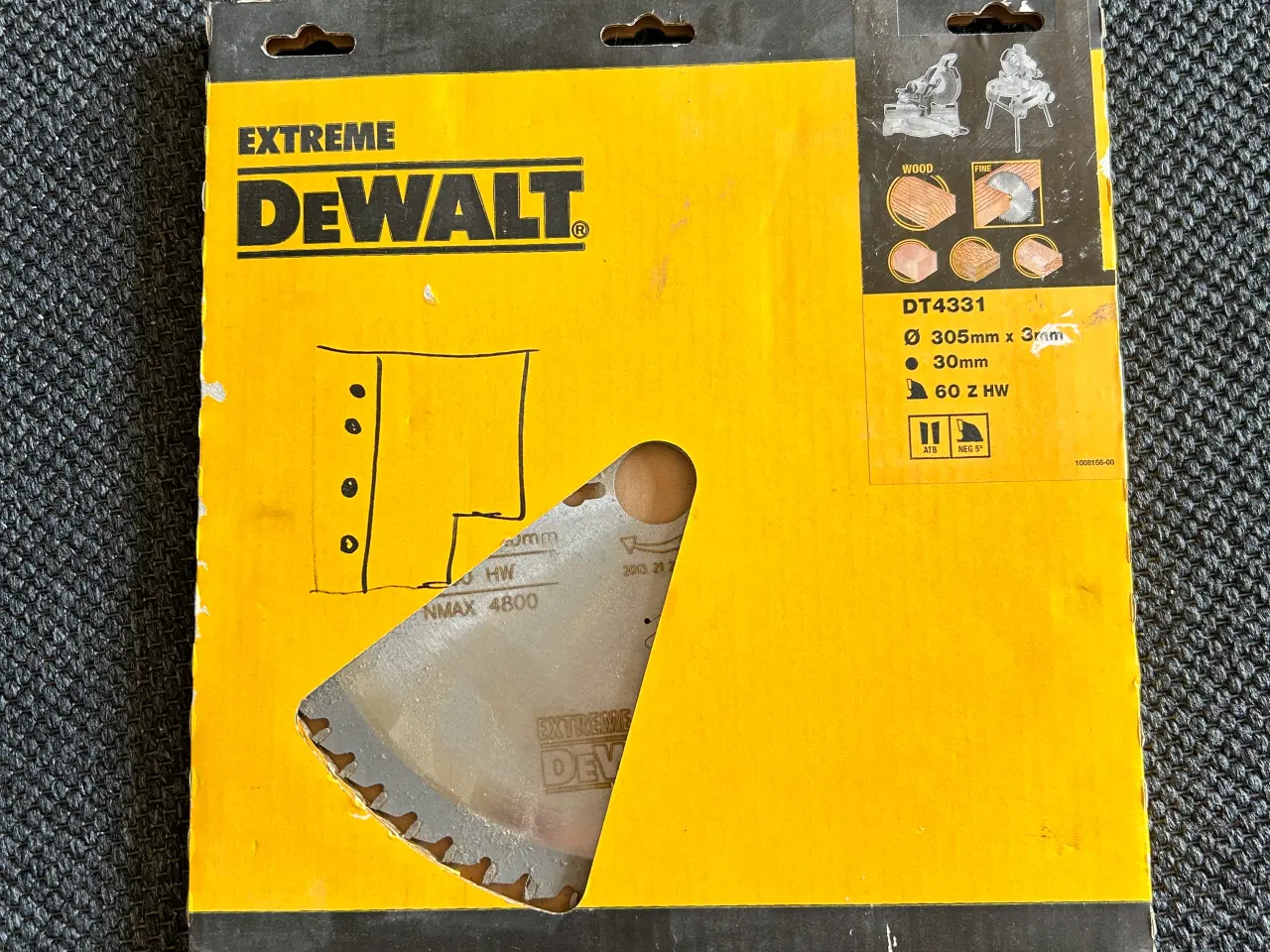 Billede 1 - DeWalt exstreme Wood klinge - for combisav