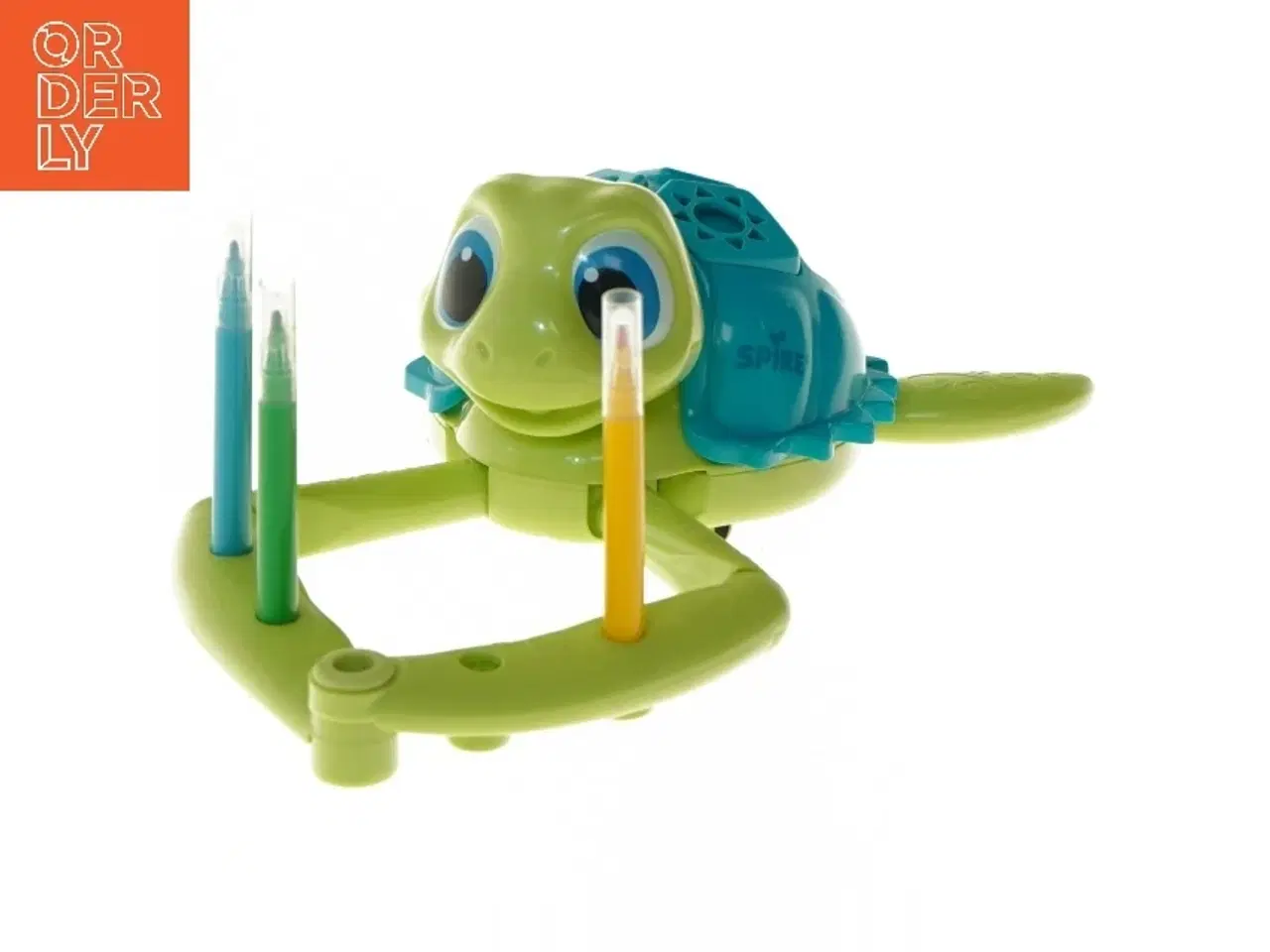 Billede 2 - Børnelegetøjs skildpadde med tuscher fra Spire (str. 25 cm)