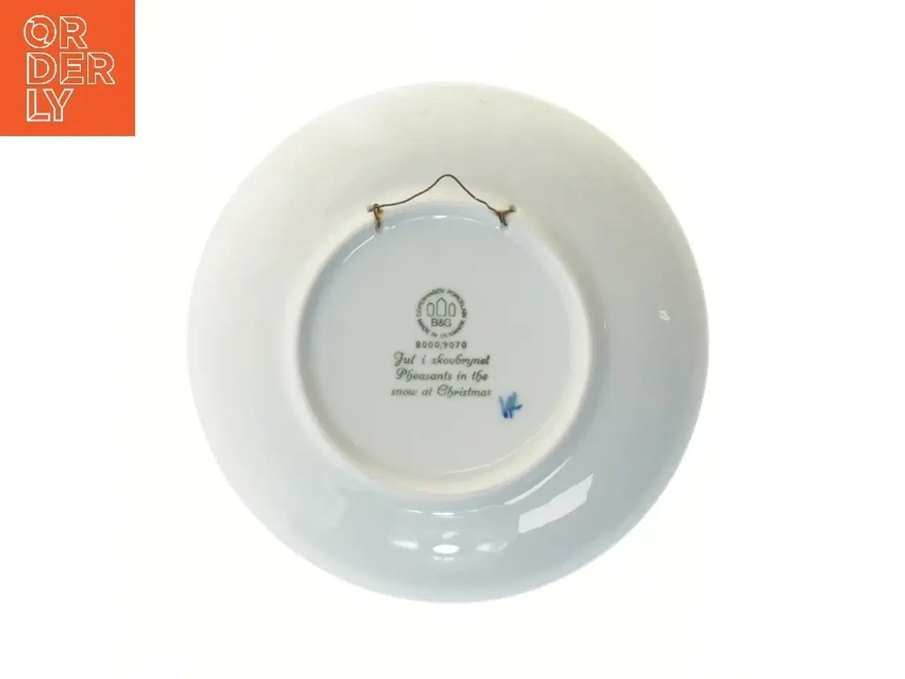 Billede 2 - Juleplatte 1970 fra B&G Copenhagen Porcelain (str. Ø 18,3 cm)