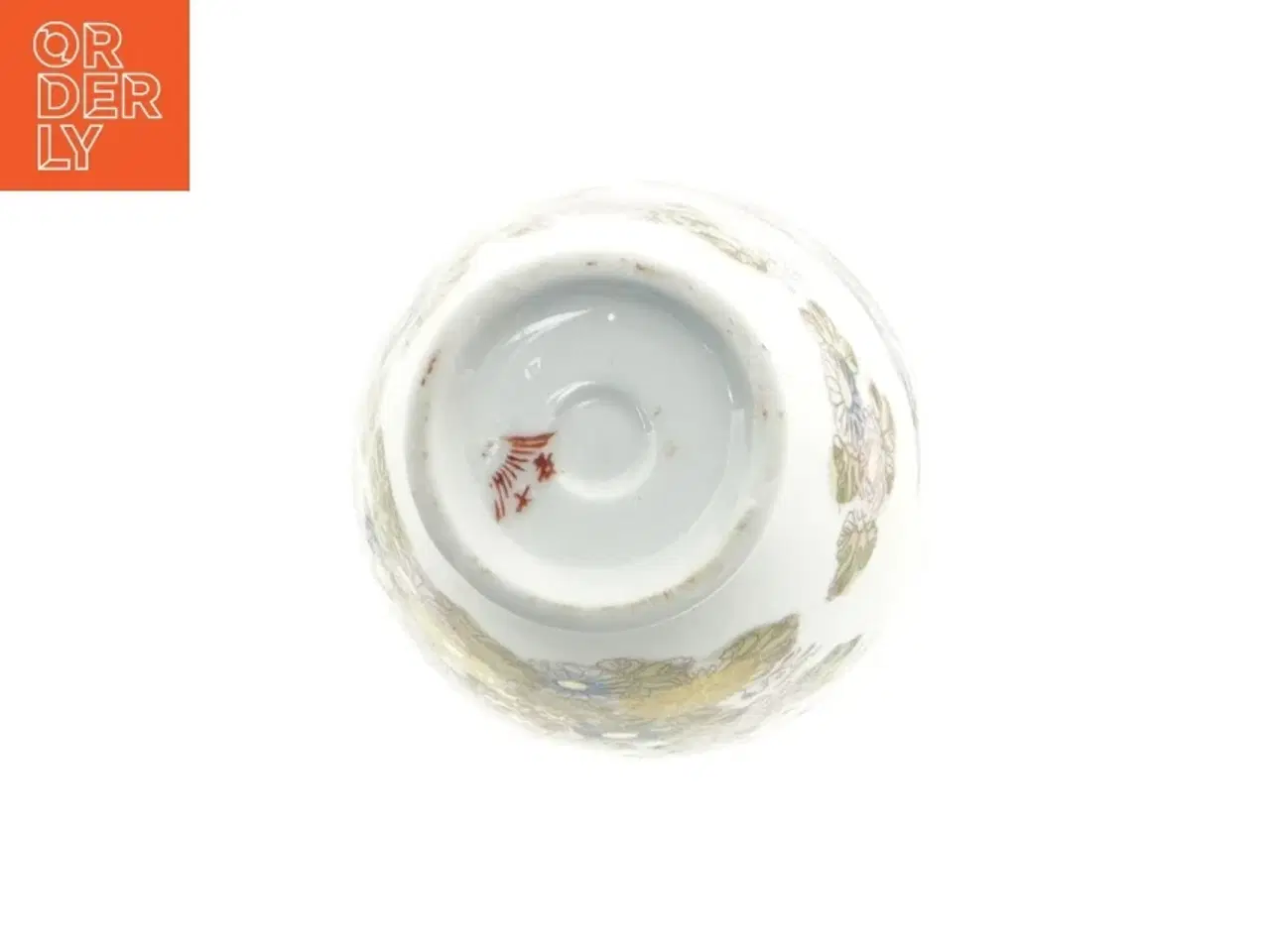 Billede 4 - Dekoreret porcelænsvase (str. 12,5 x 7,5 cm)