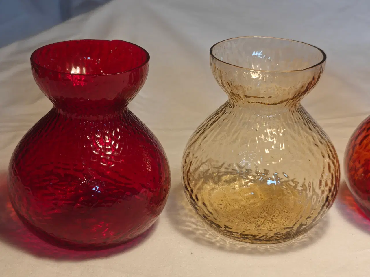 Billede 2 - Hyacintglas runde hamret fra Kastrup/Fyens Glasvær