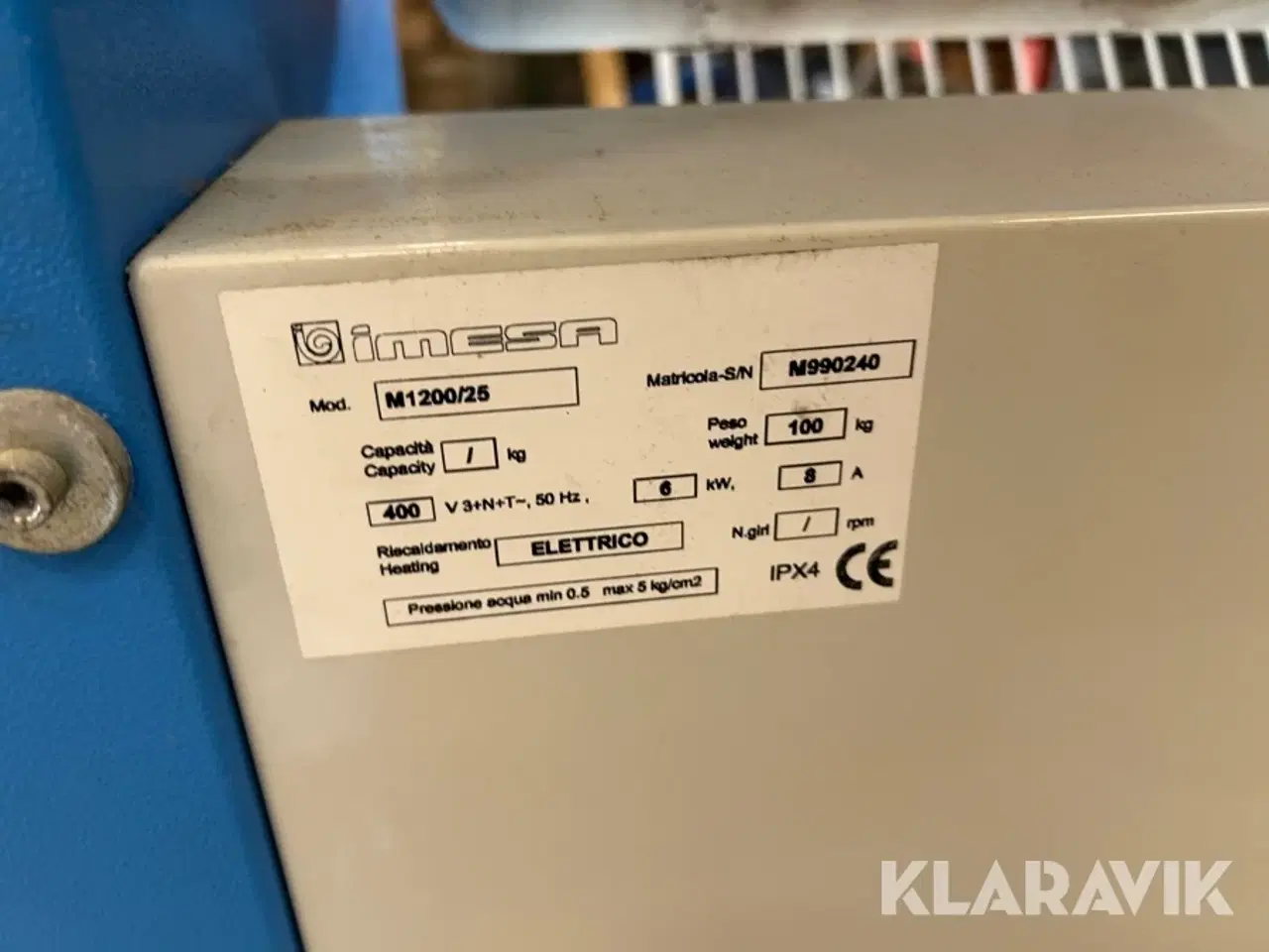 Billede 10 - Strygerulle Imesa M1200/25