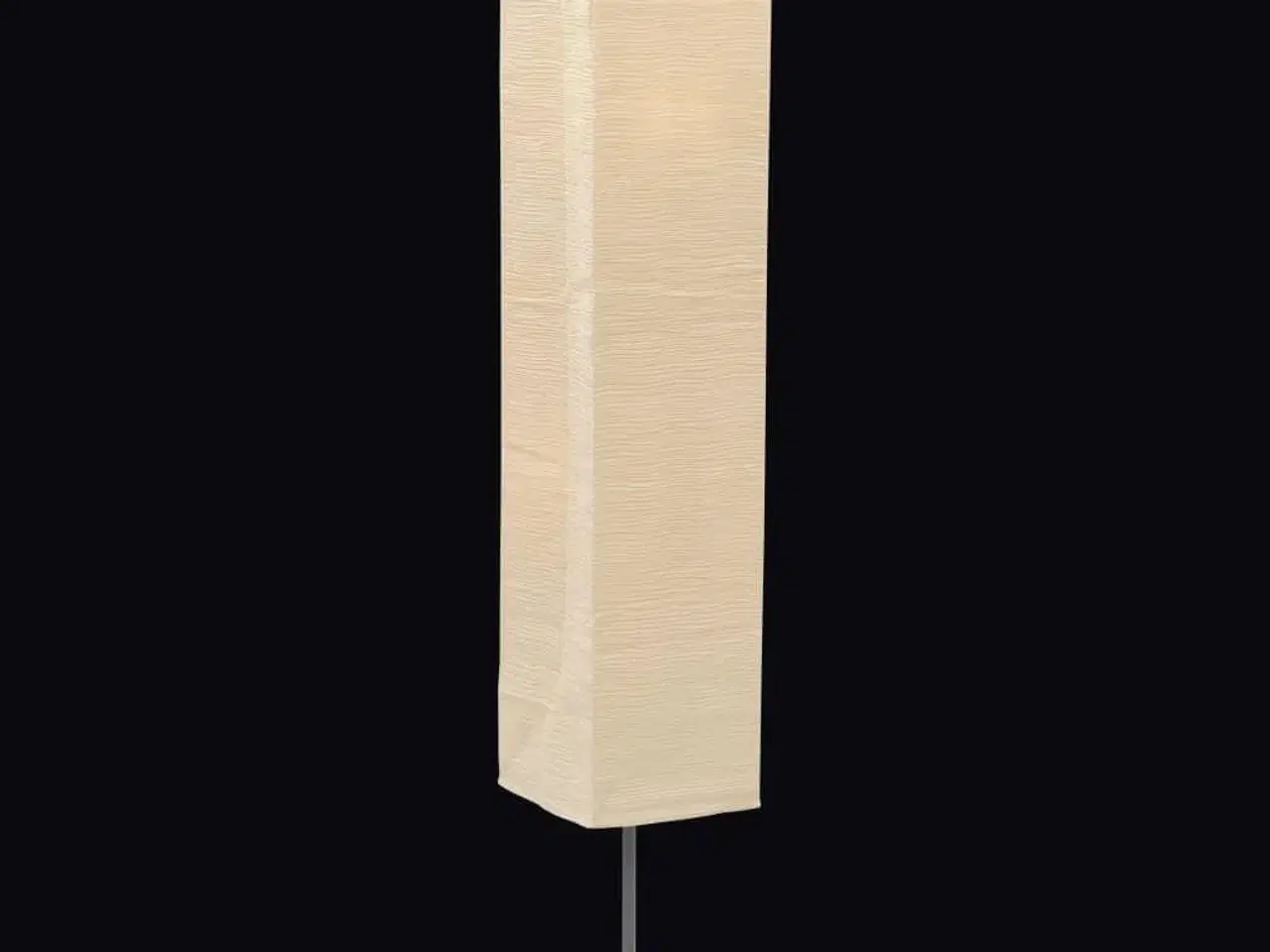 Billede 1 - Standerlampe med stålfod 135 cm beige