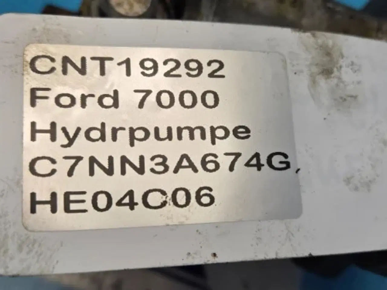 Billede 14 - Ford 7000 Hydraulikpumpe C7NN3A674G