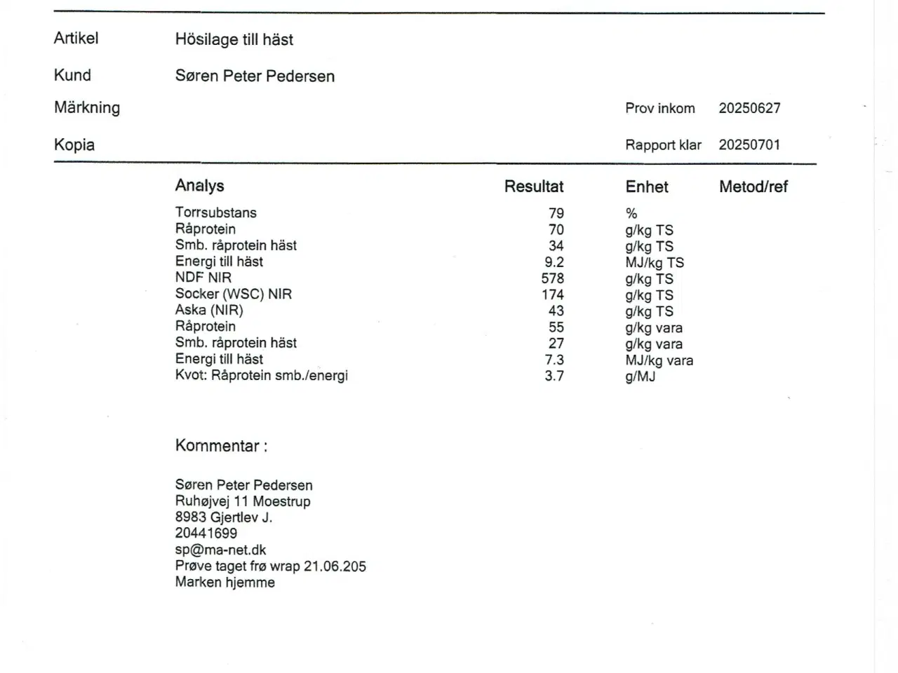 Billede 2 - Morten Koch wrap 2025 m/analyse
