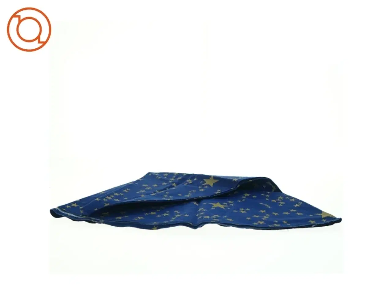 Billede 2 - Blå dug med gyldne stjerner (str. Ø 150 cm)