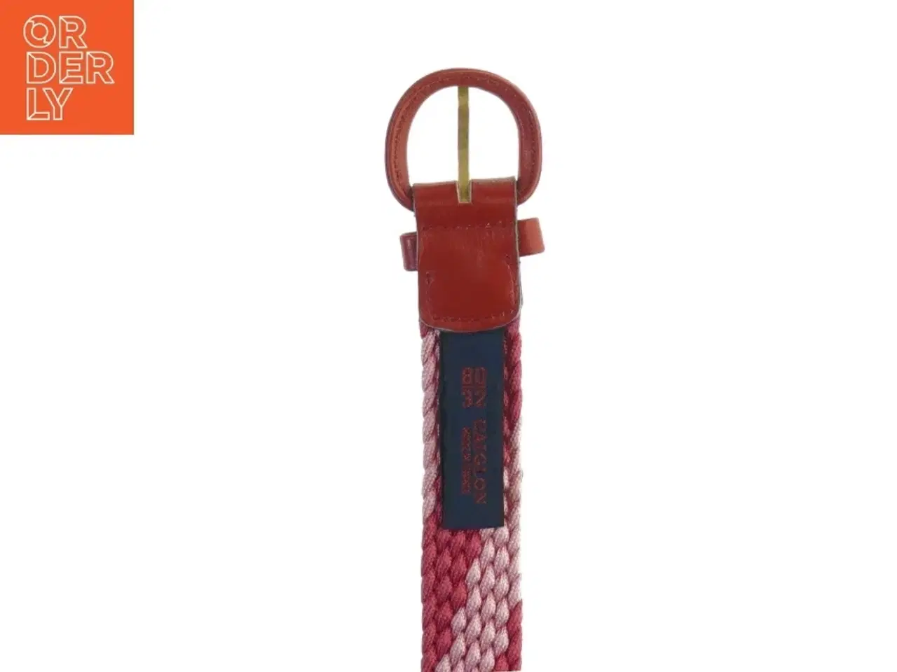 Billede 3 - Flettet bælte fra L’aiglon (str. Længde. 90 cm. b 2,5 cm)