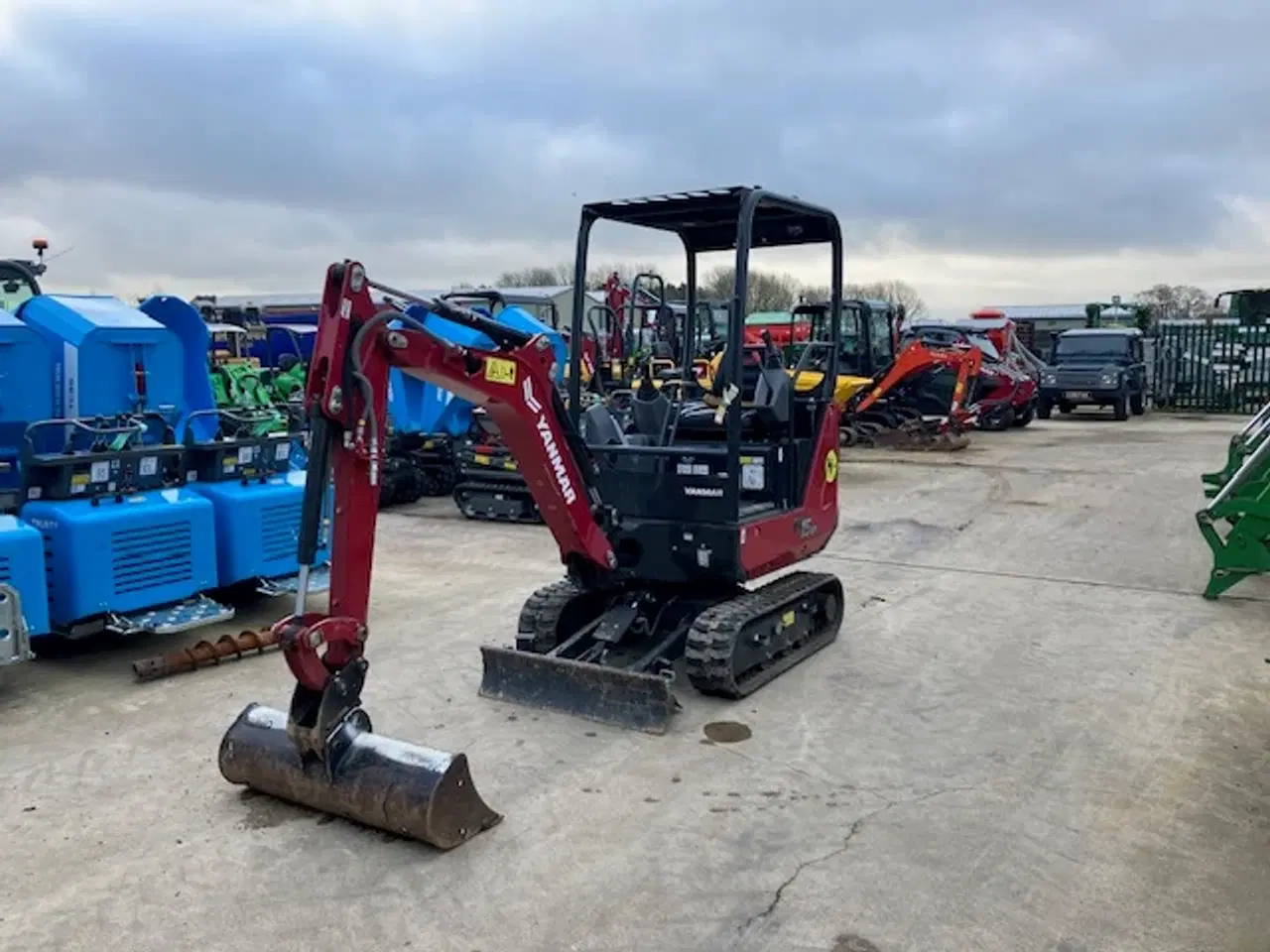 Billede 1 - 2023 Minigraver - Yanmar SV15VT 