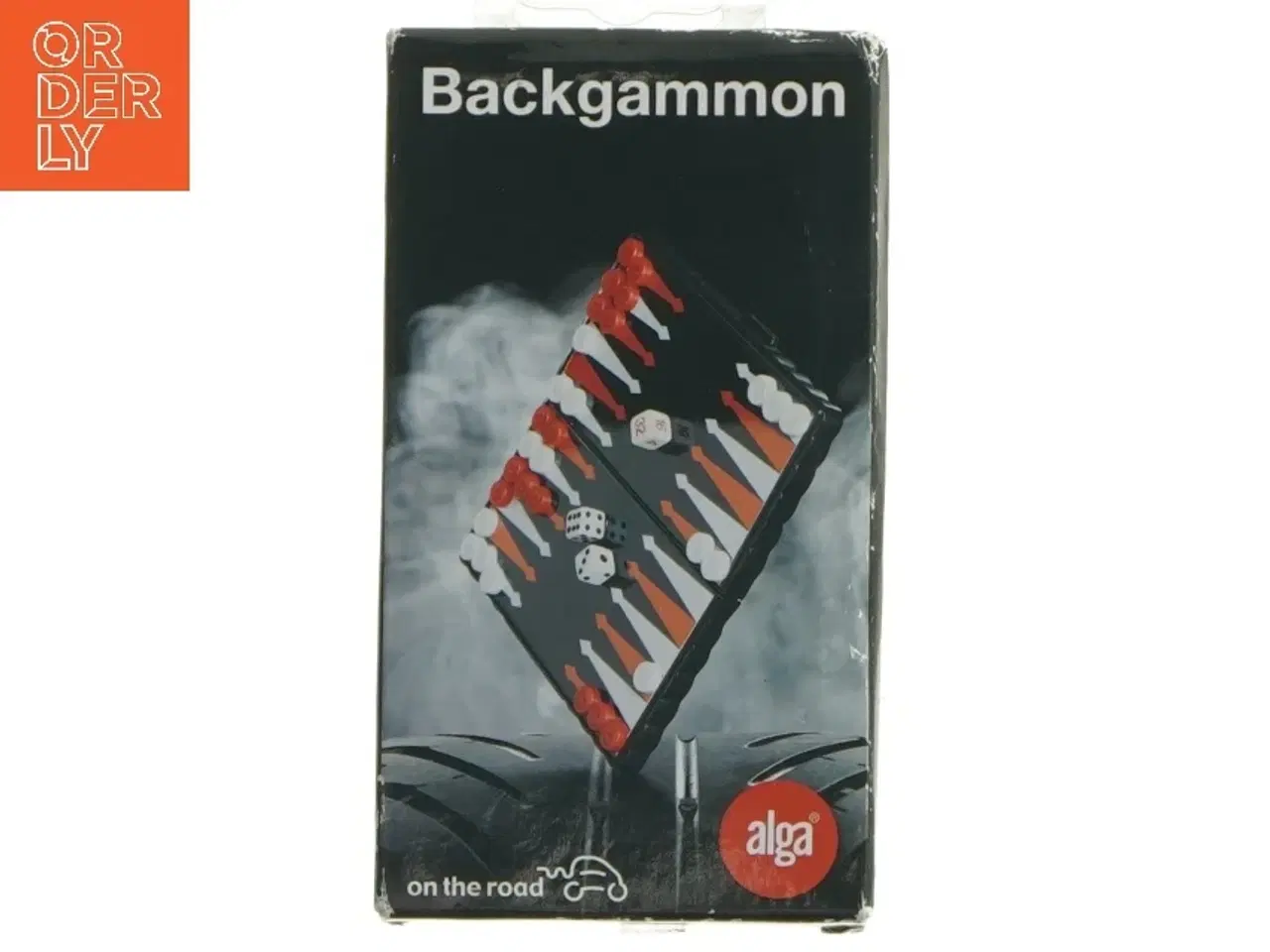 Billede 1 - Rejsestørrelse backgammon spil fra Alga (str. 13,5x7,5 cm)