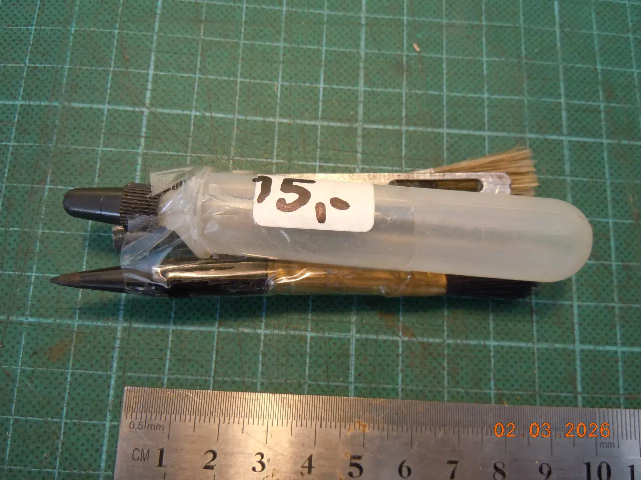 Billede 5 - rensesnor, laderammer og børster til gevær 1953/17