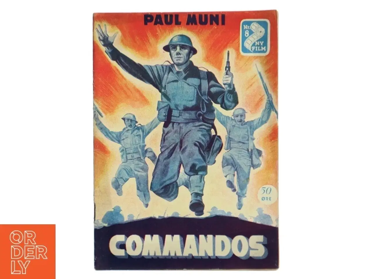 Billede 1 - Vintage filmprogram: “Commandos” med Paul Muni