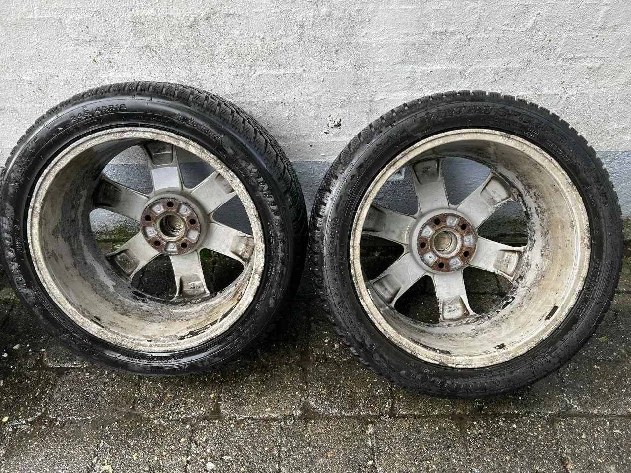 Billede 4 - 18" Originale Audi Fælge 5x112 m. 245/45/18 Dunlop