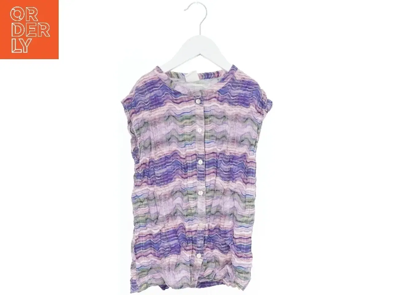 Billede 1 - Flerfarvet bluse med knapper (str. 152)