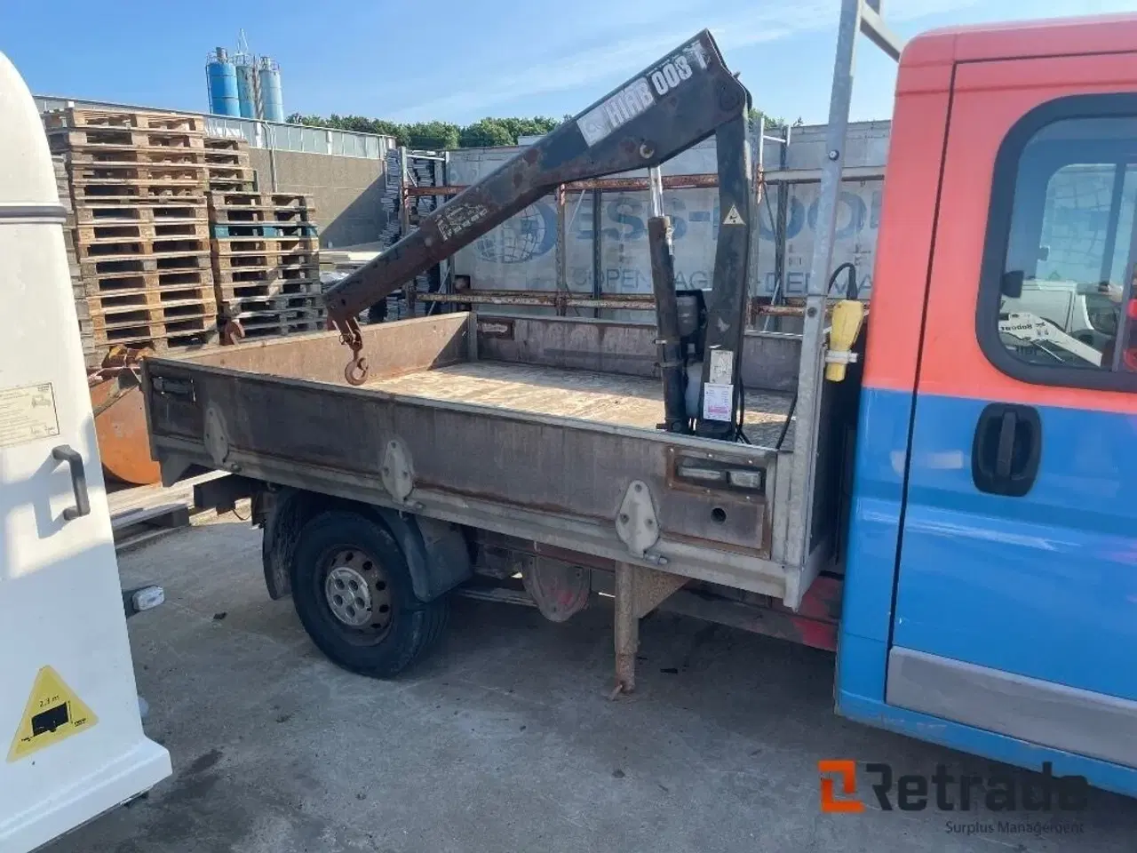 Billede 3 - Fiat Ducato  Dobbeltkabine - Kran 800 kg