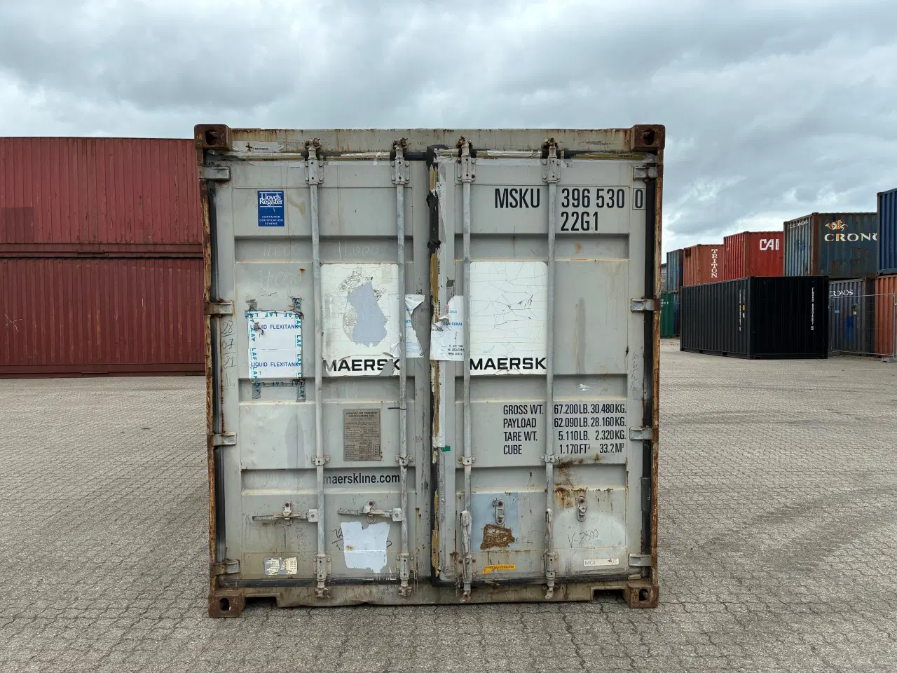 Billede 1 - 20 fods Container- ID: MSKU 396530-0