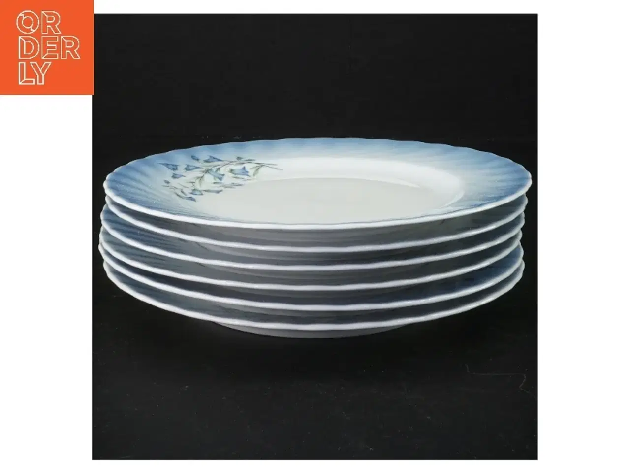 Billede 1 - Tallerkener (6 stk) fra Christineholm Porcelaine (str. Ø 19,5 cm)